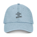 Las Malvinas Son Argentinas Denim Hat, Embroidered Phrase Cap