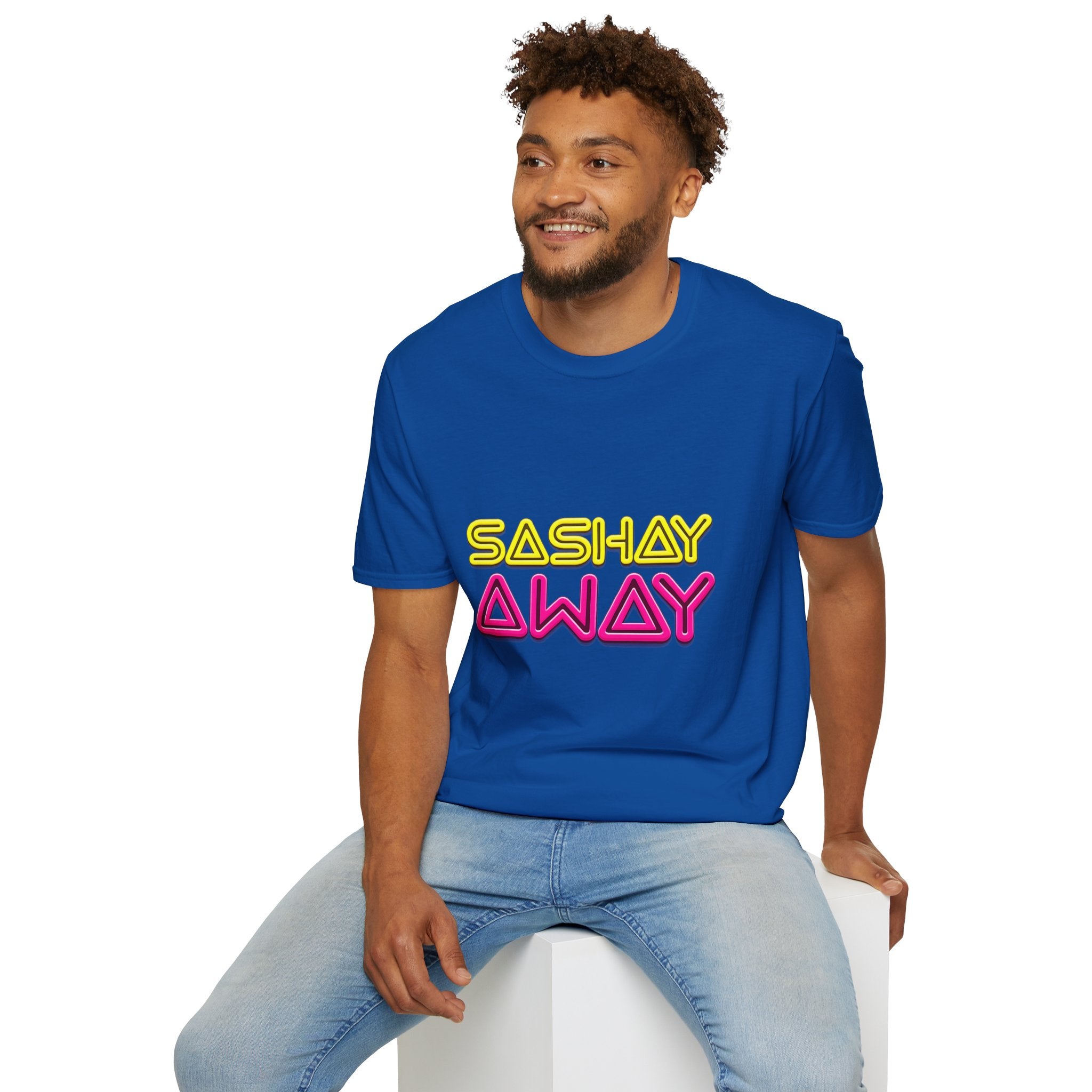 Sashay Away T-Shirt – Retro Neon Drag-Inspired Graphic Tee