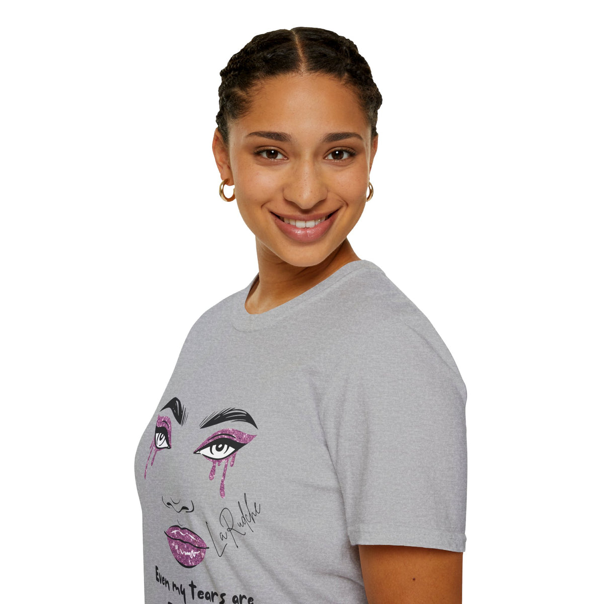 Even My Tears Are Fabulous T-Shirt | Minimal Feminine Illustration
