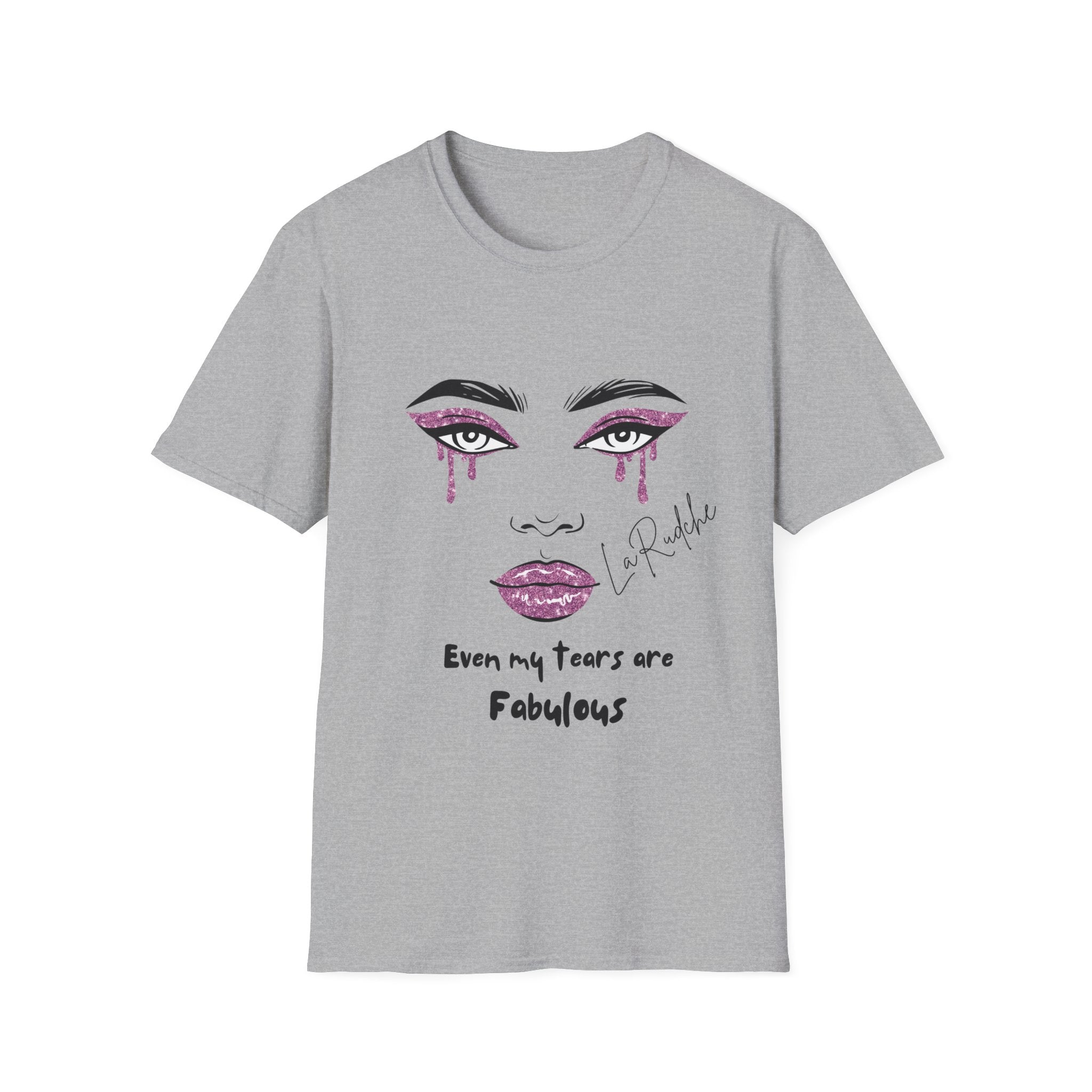 Even My Tears Are Fabulous T-Shirt | Minimal Feminine Illustration