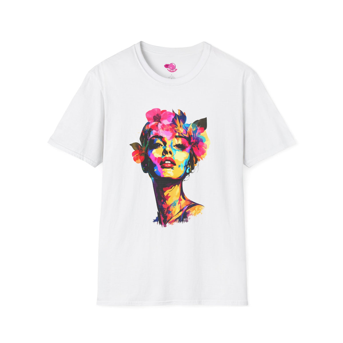 Pop Art Flower T-Shirt | Pop Art Woman, Tropical Flowers