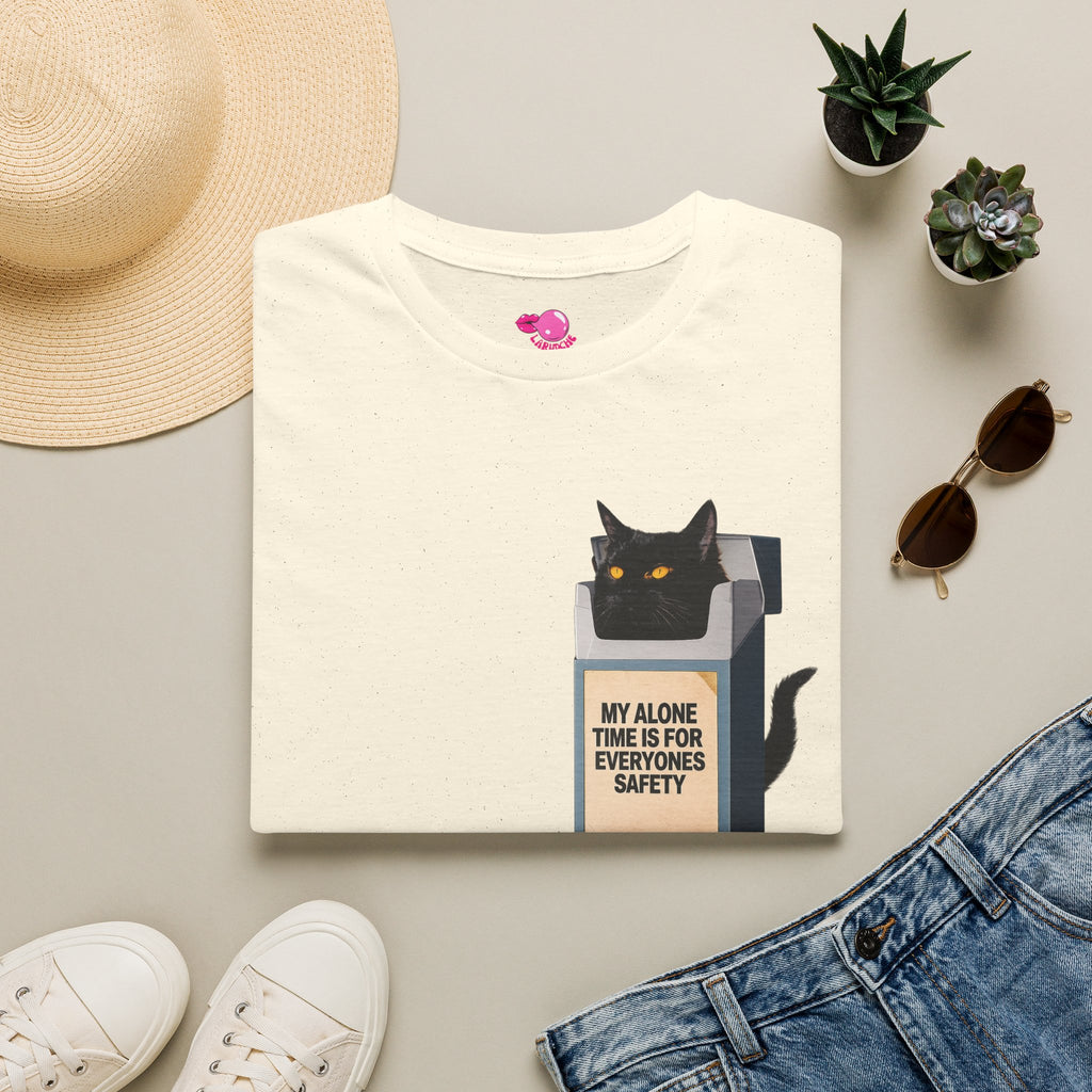 My Alone Time Is For Everyone's Safety T-Shirt | Cat Lover Tee