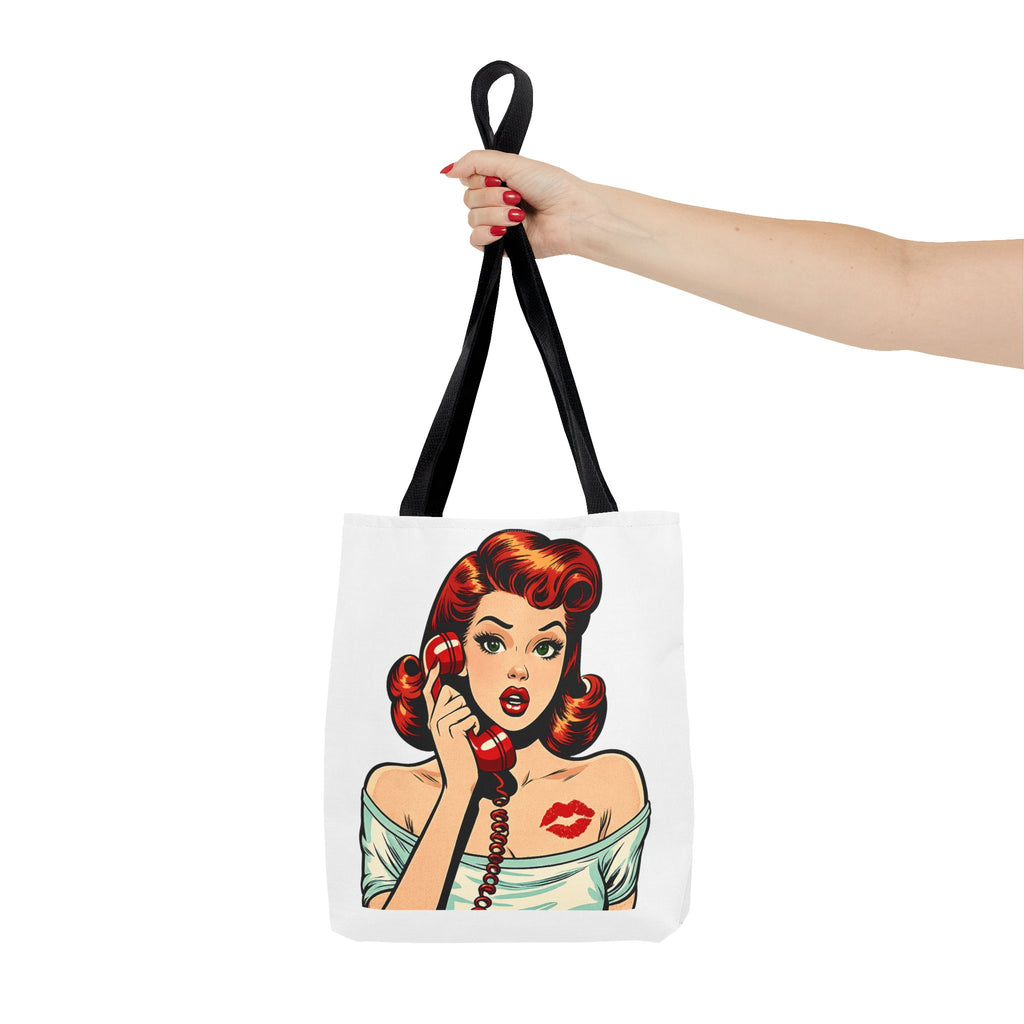 Retro Pop Art Pin Up Tote