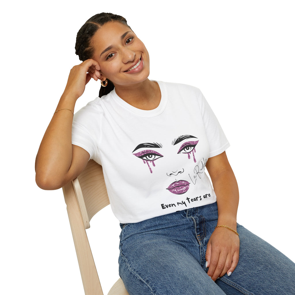 Even My Tears Are Fabulous T-Shirt | Minimal Feminine Illustration