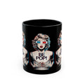 Be Pop Pinup Mug | Black Ceramic Coffee Cup