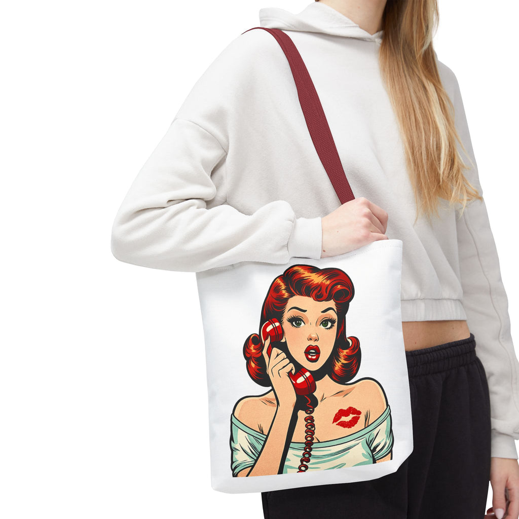 Retro Pop Art Pin Up Tote