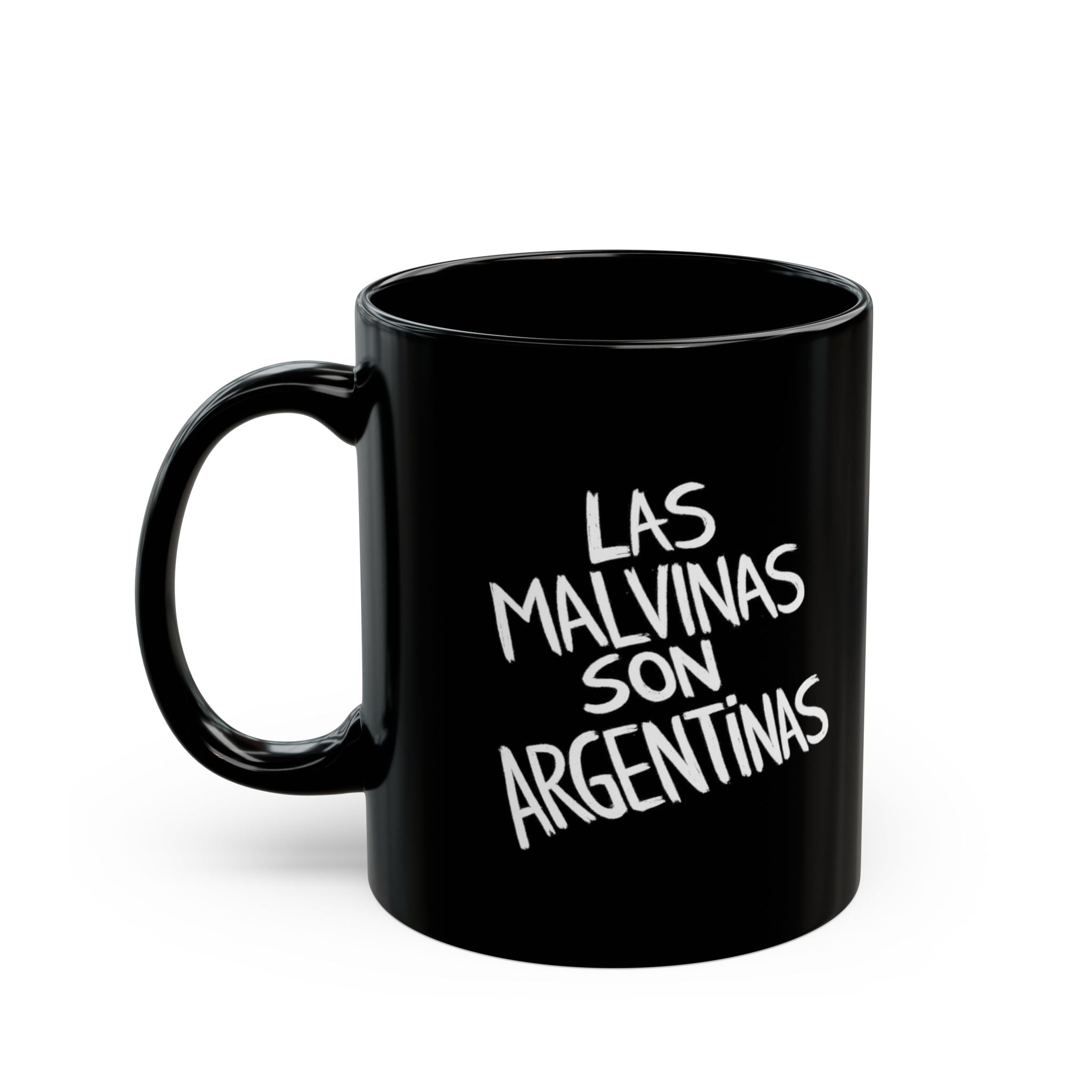 Las Malvinas Son Argentinas Mug | Black Ceramic Coffee Cup