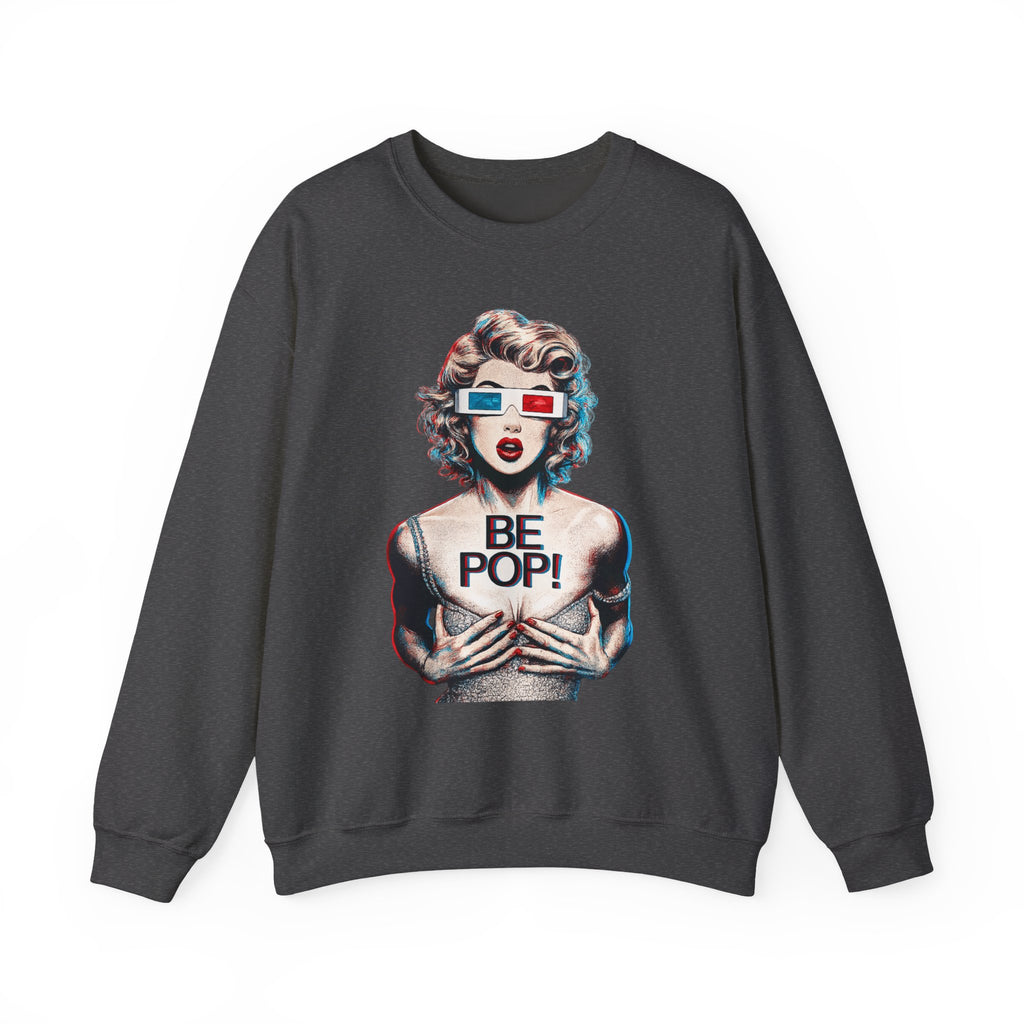 Pop Art BE POP! Sweatshirt | Vintage Pin-Up Graphic
