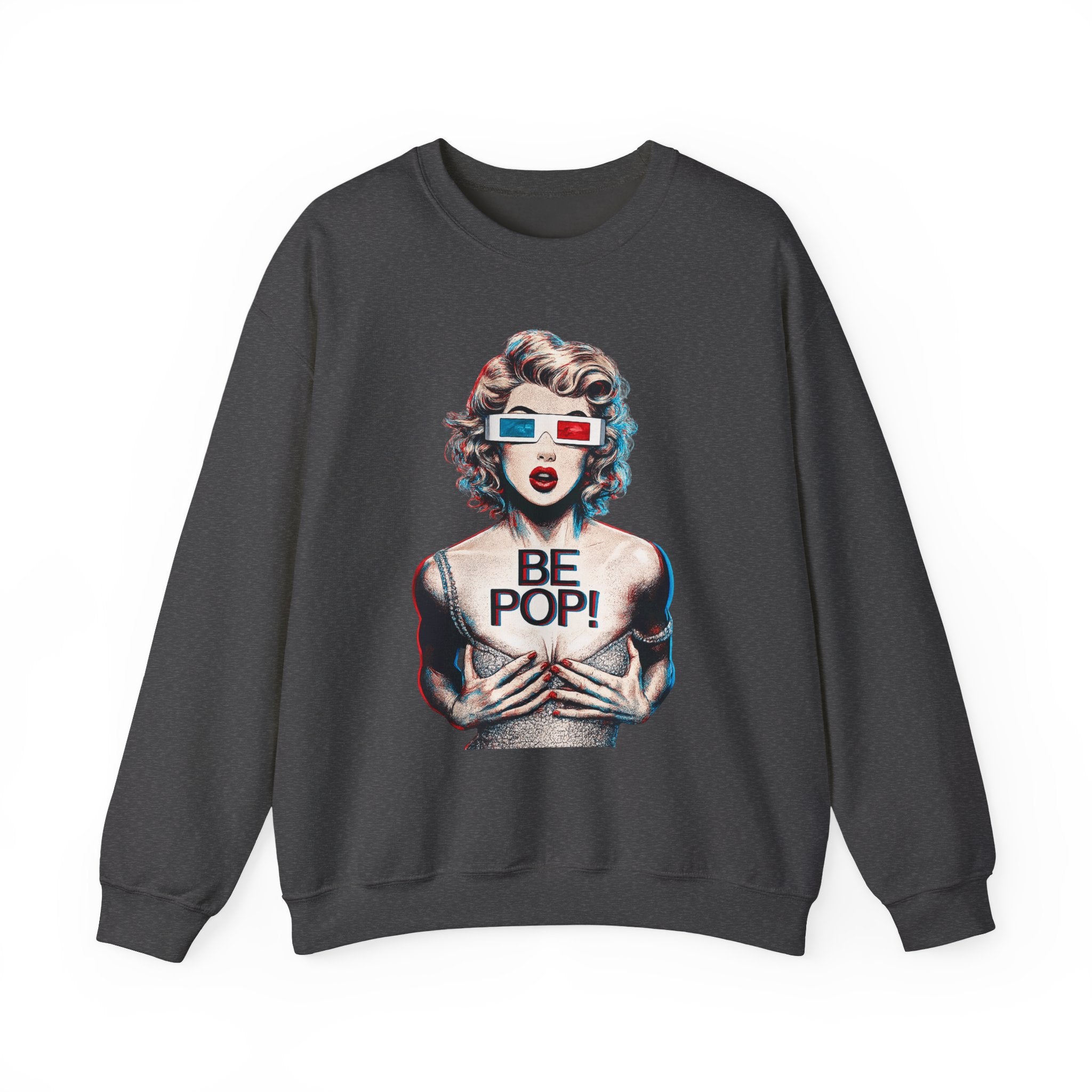 Pop Art BE POP! Sweatshirt | Vintage Pin-Up Graphic