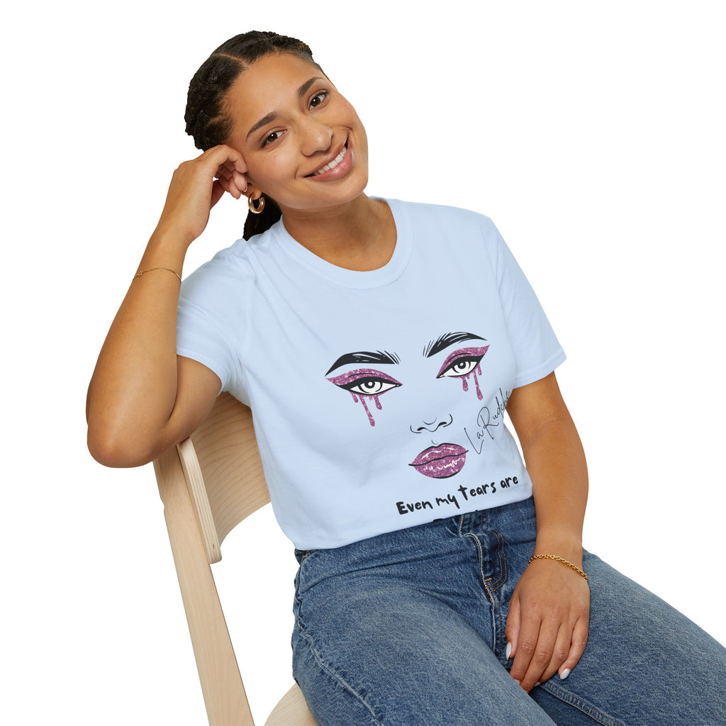 Even My Tears Are Fabulous T-Shirt | Minimal Feminine Illustration
