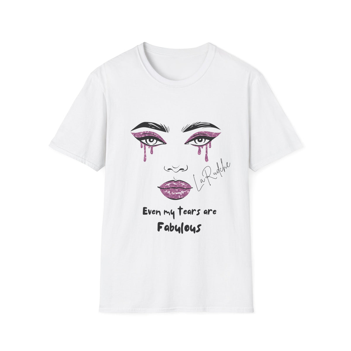 Even My Tears Are Fabulous T-Shirt | Minimal Feminine Illustration