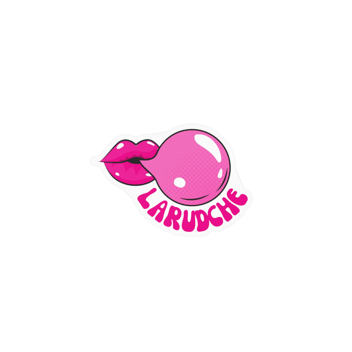 LaRudche Logo Vinyl Decal | Cute Sticker