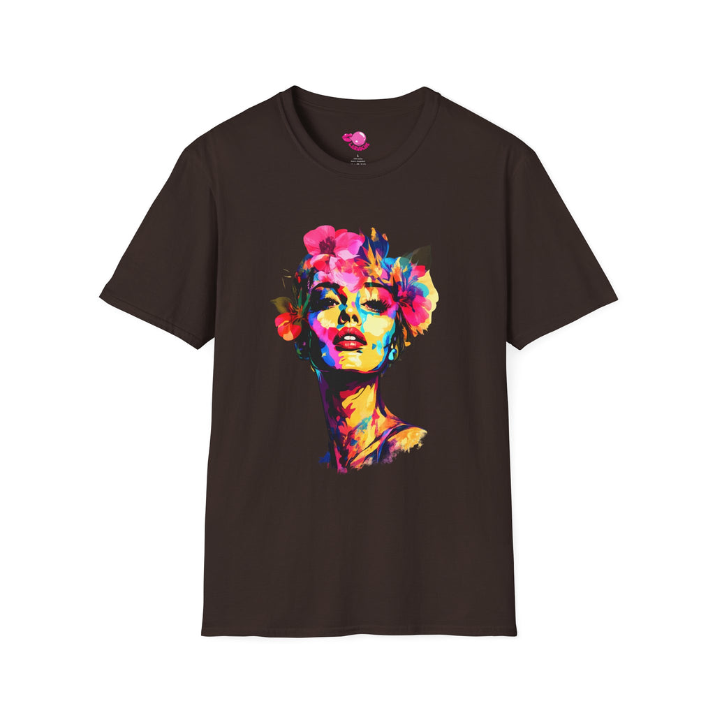 Pop Art Flower T-Shirt | Pop Art Woman, Tropical Flowers