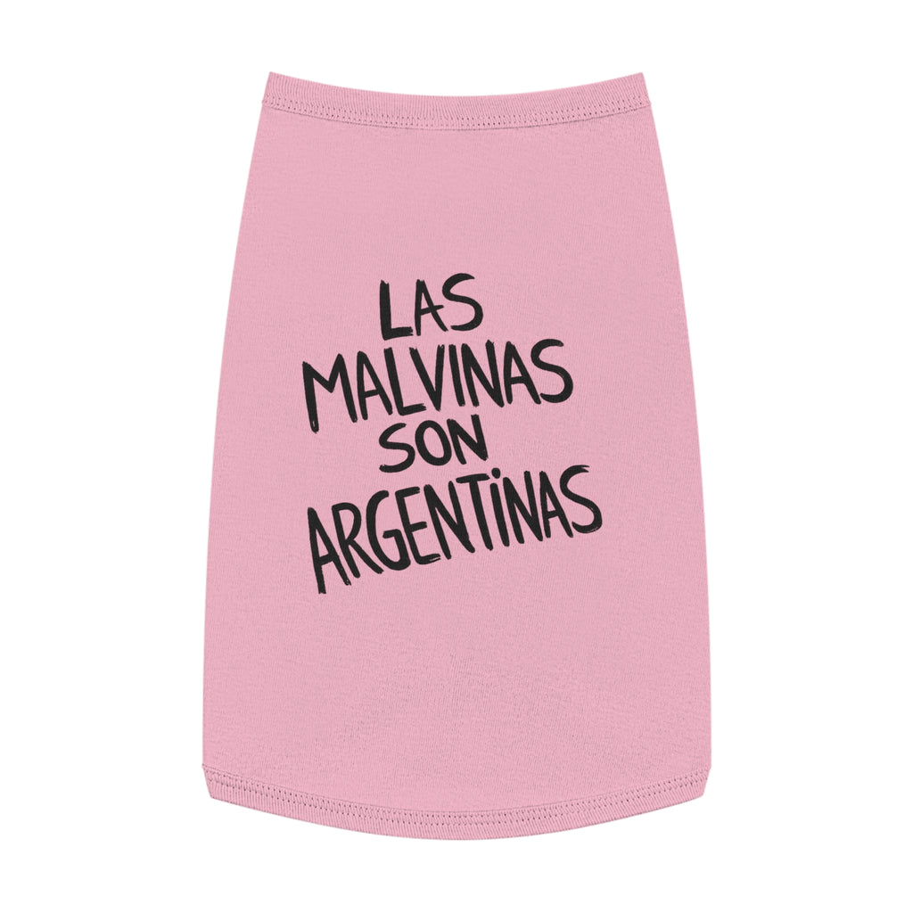 Las Malvinas Son Argentinas Pet Tank Top | Argentina Patriotic Dog Shirt