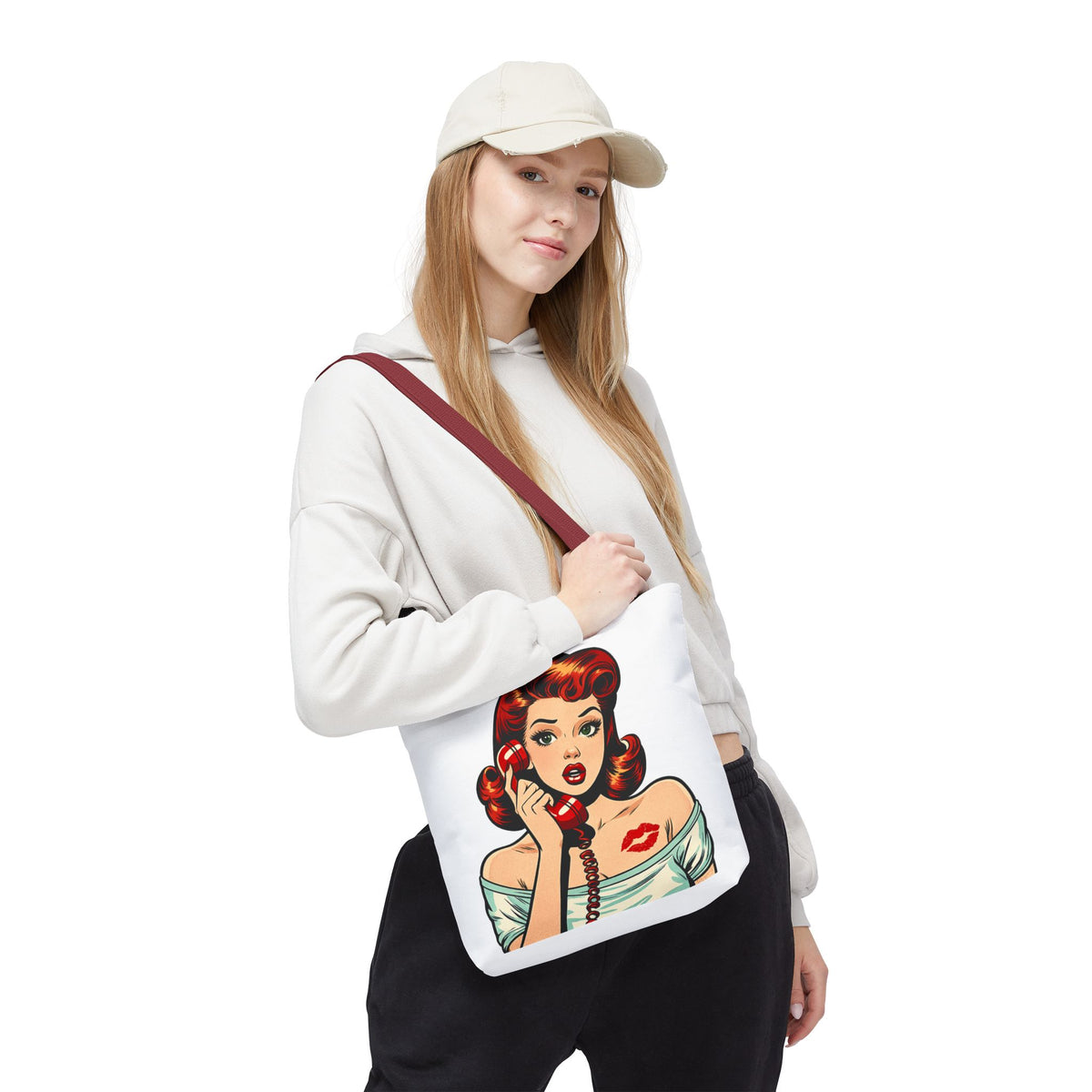 Retro Pop Art Pin Up Tote