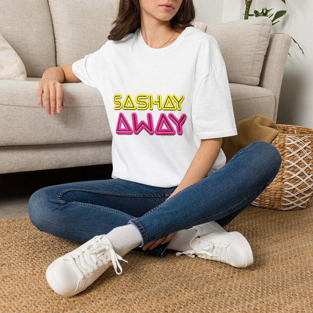 Sashay Away T-Shirt – Retro Neon Drag-Inspired Graphic Tee