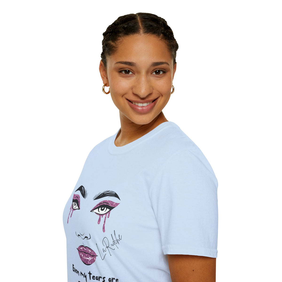Even My Tears Are Fabulous T-Shirt | Minimal Feminine Illustration