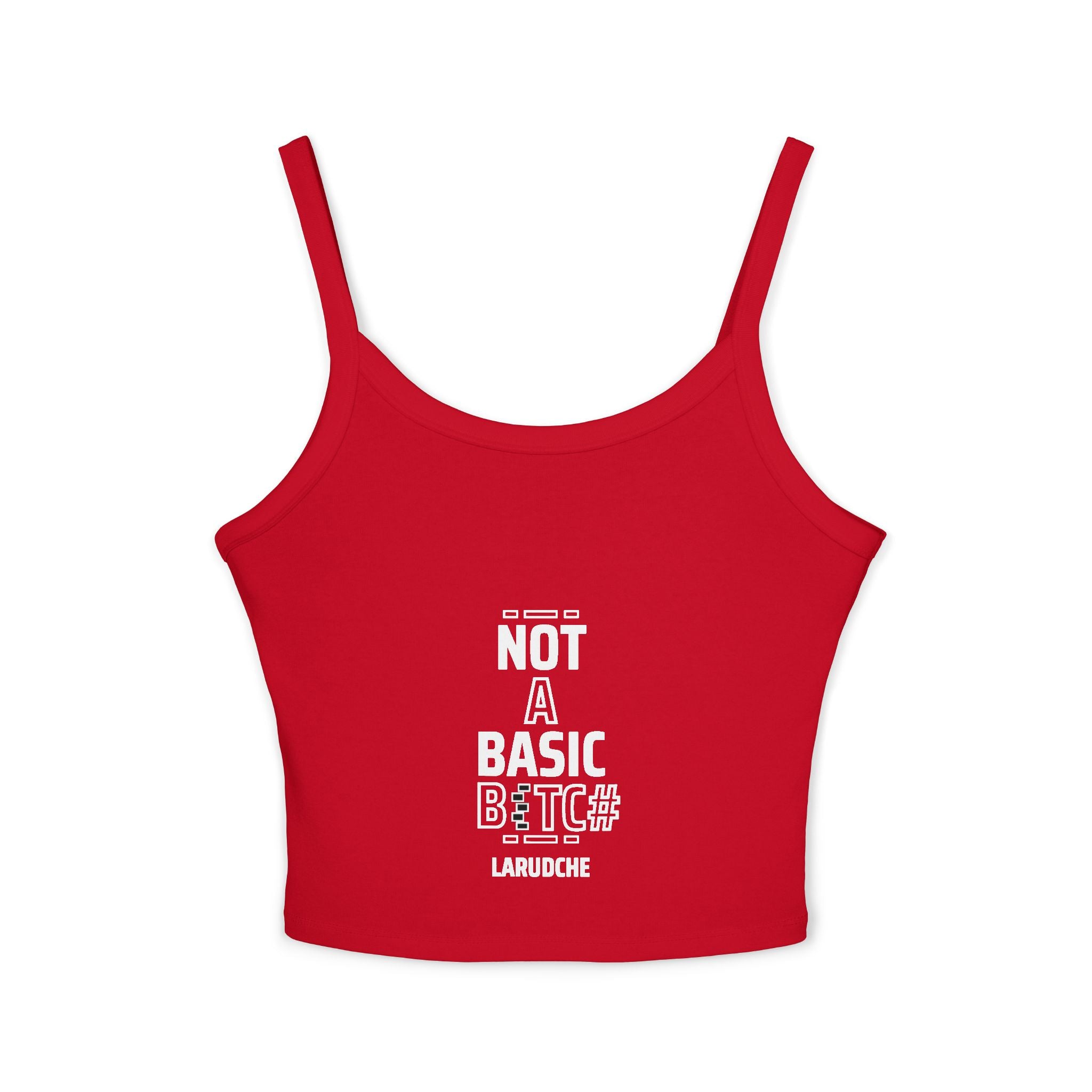 Not A Basic Bitch tank top | Women's Spaghetti Strap Tank