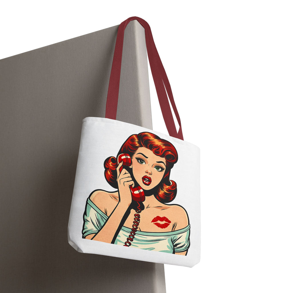 Retro Pop Art Pin Up Tote