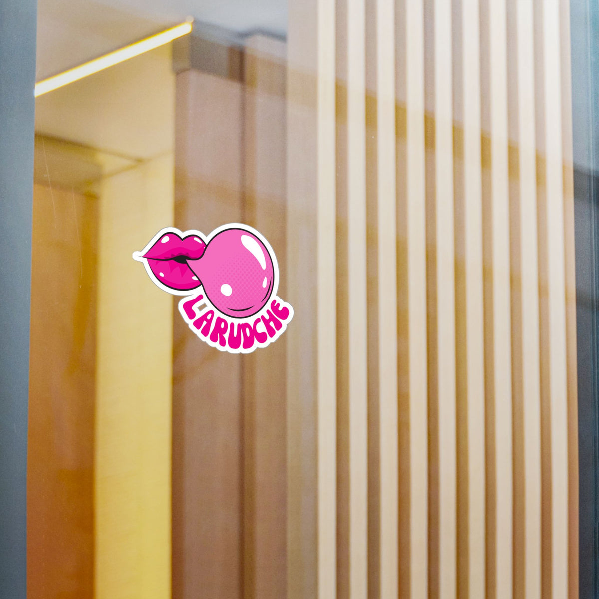 LaRudche Logo Vinyl Decal | Cute Sticker