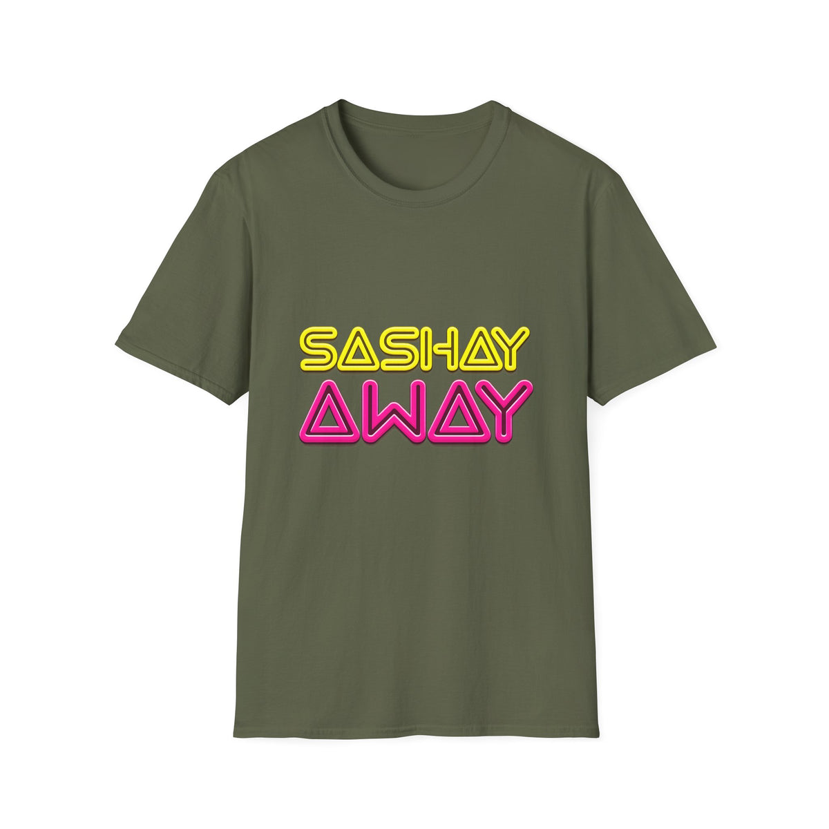 Sashay Away T-Shirt – Retro Neon Drag-Inspired Graphic Tee