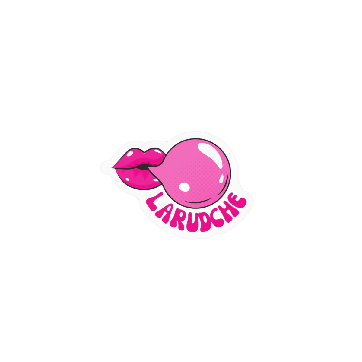 LaRudche Logo Vinyl Decal | Cute Sticker