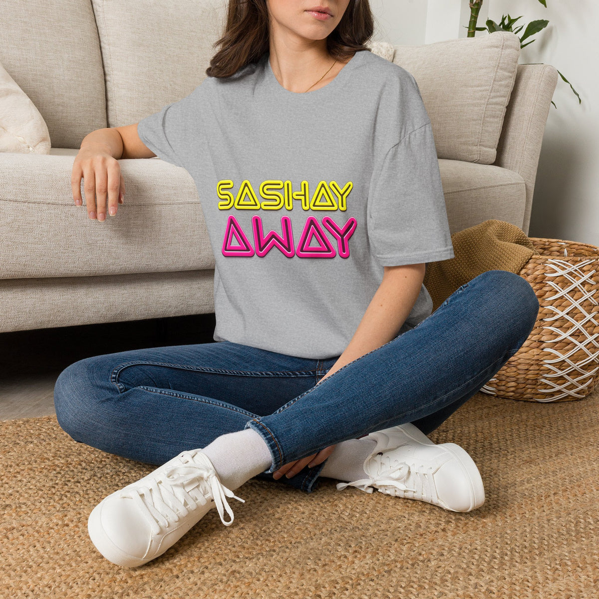 Sashay Away T-Shirt – Retro Neon Drag-Inspired Graphic Tee