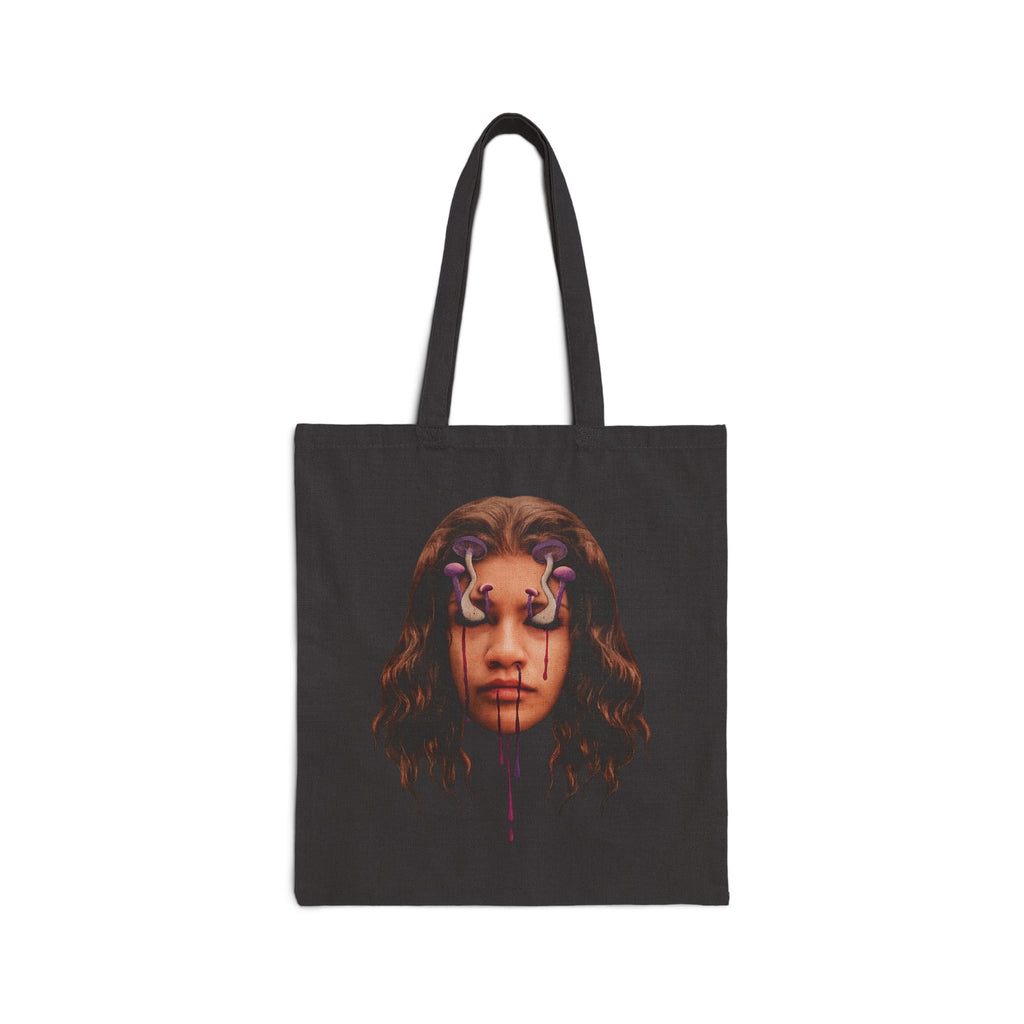 Mushroom Awakeness Tote Bag | Gothic Day of the Dead Motif