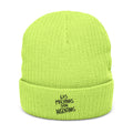 Las Malvinas Son Argentinas Beanie | Embroidered Ribbed Knit