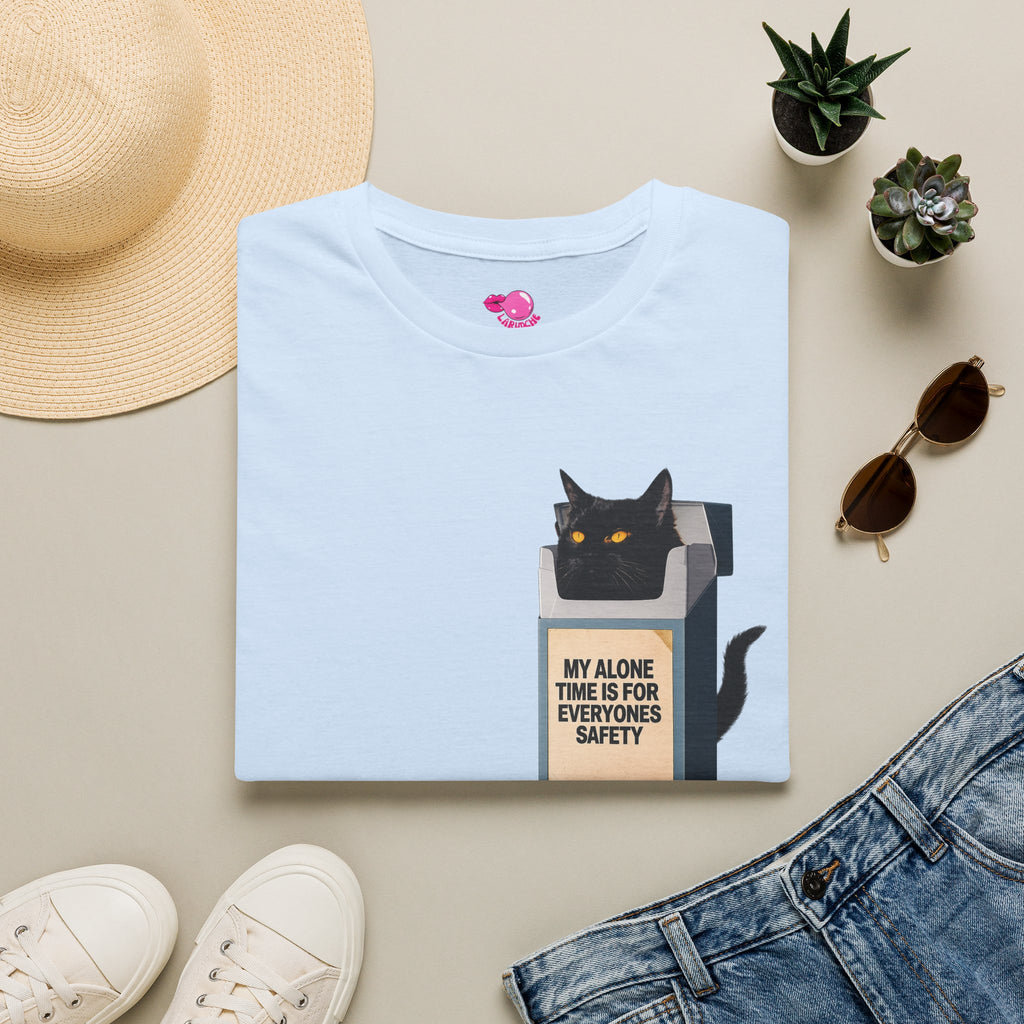 My Alone Time Is For Everyone's Safety T-Shirt | Cat Lover Tee