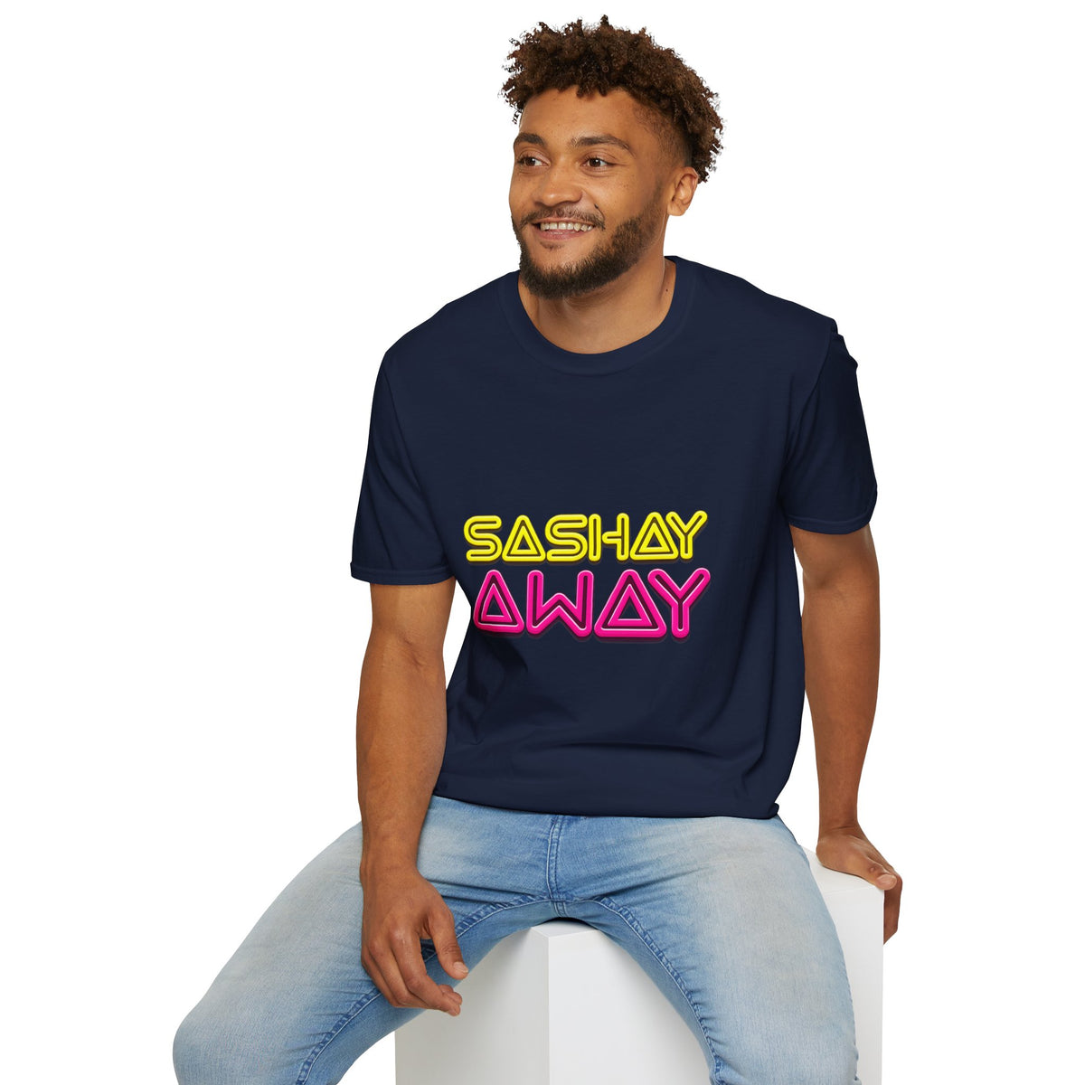 Sashay Away T-Shirt – Retro Neon Drag-Inspired Graphic Tee