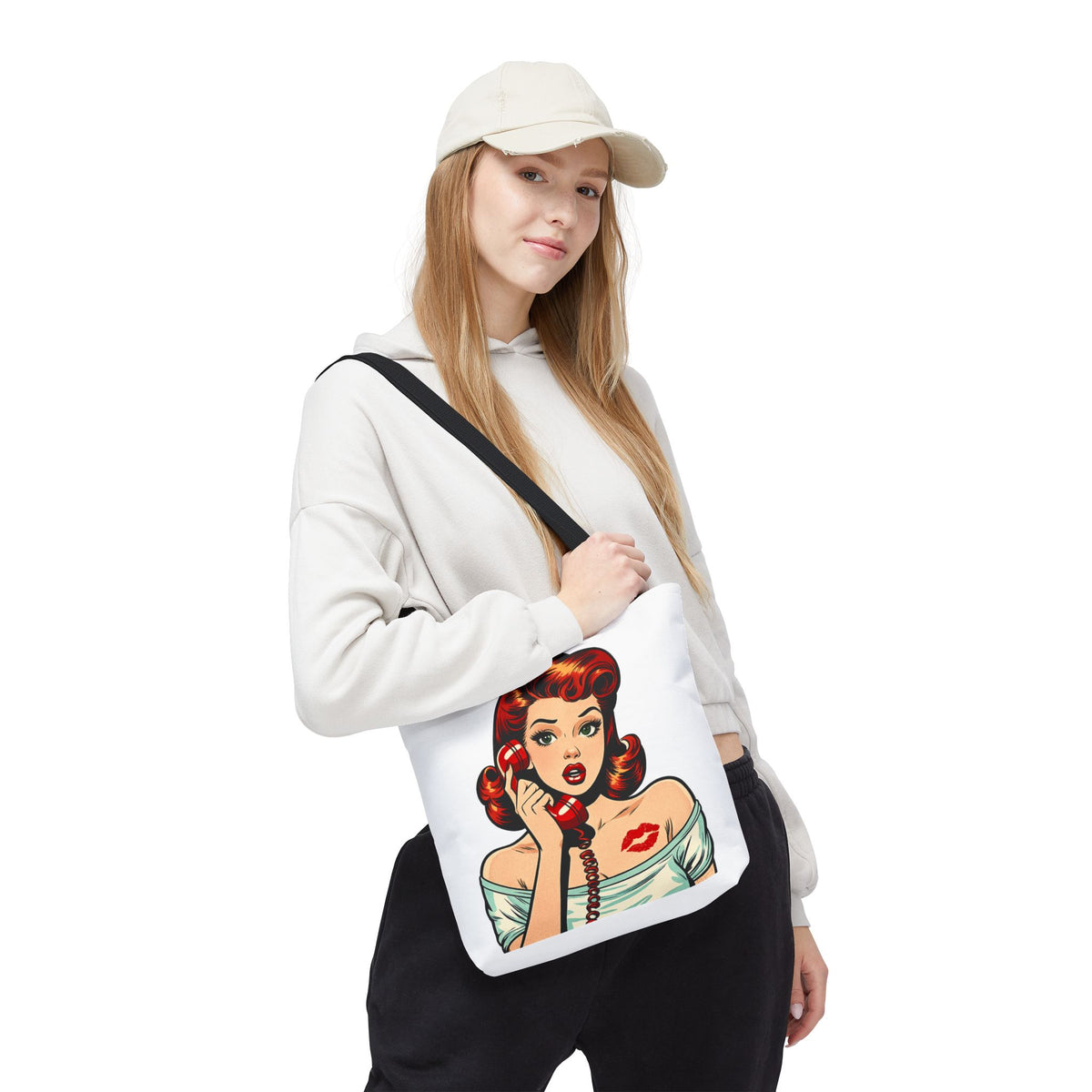Retro Pop Art Pin Up Tote