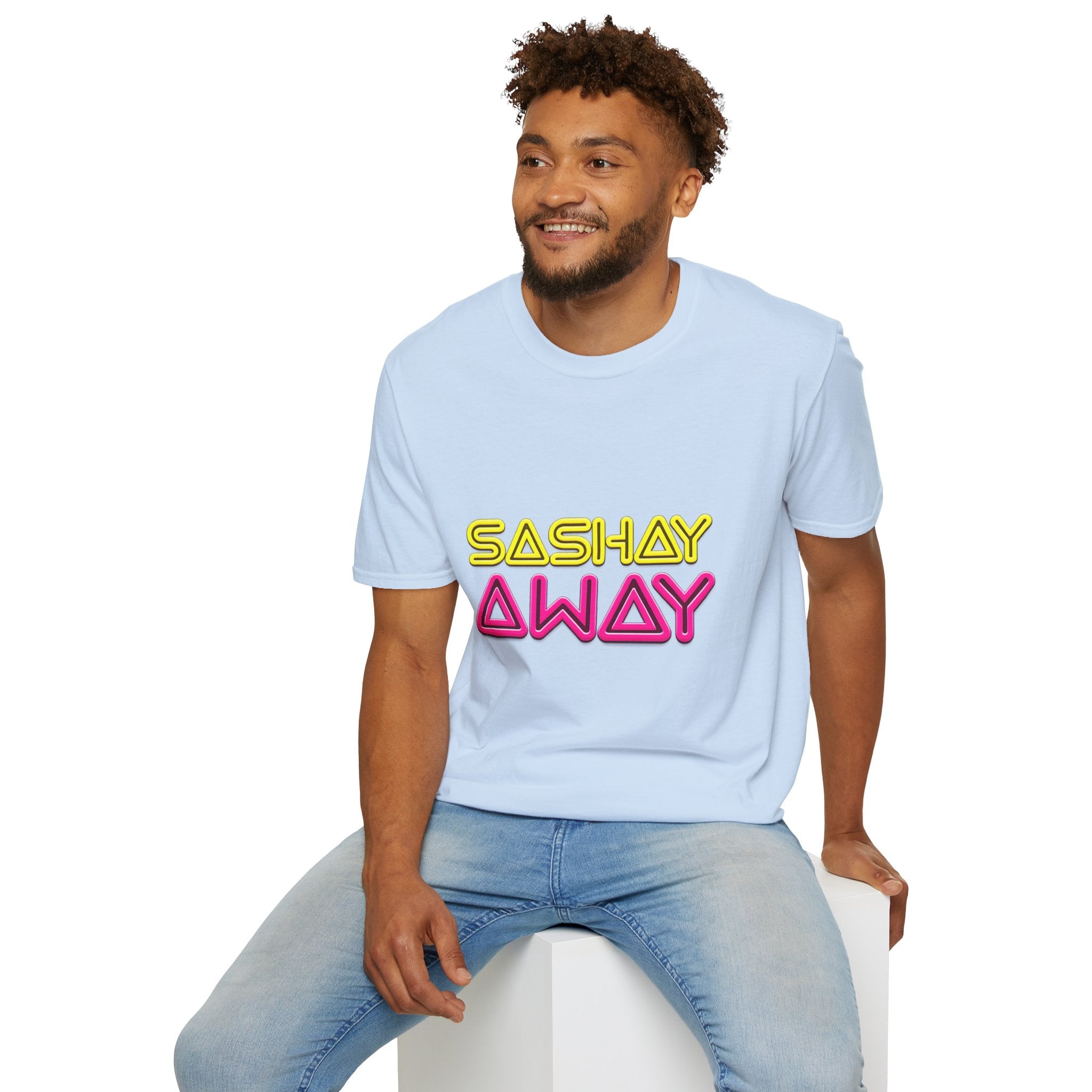 Sashay Away T-Shirt – Retro Neon Drag-Inspired Graphic Tee