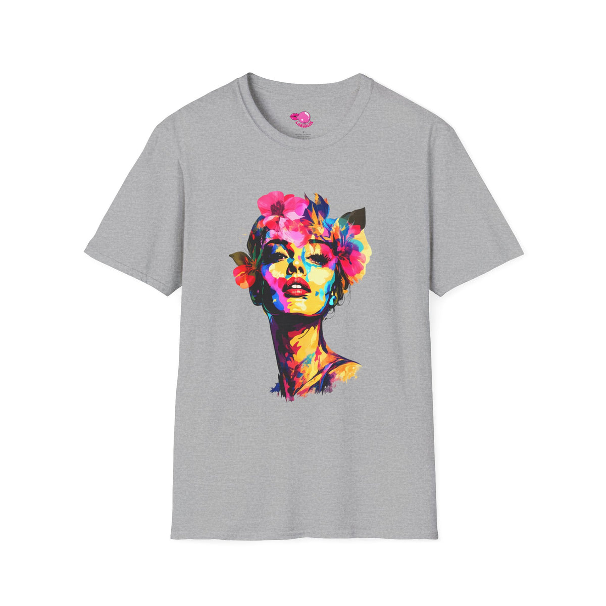 Pop Art Flower T-Shirt | Pop Art Woman, Tropical Flowers