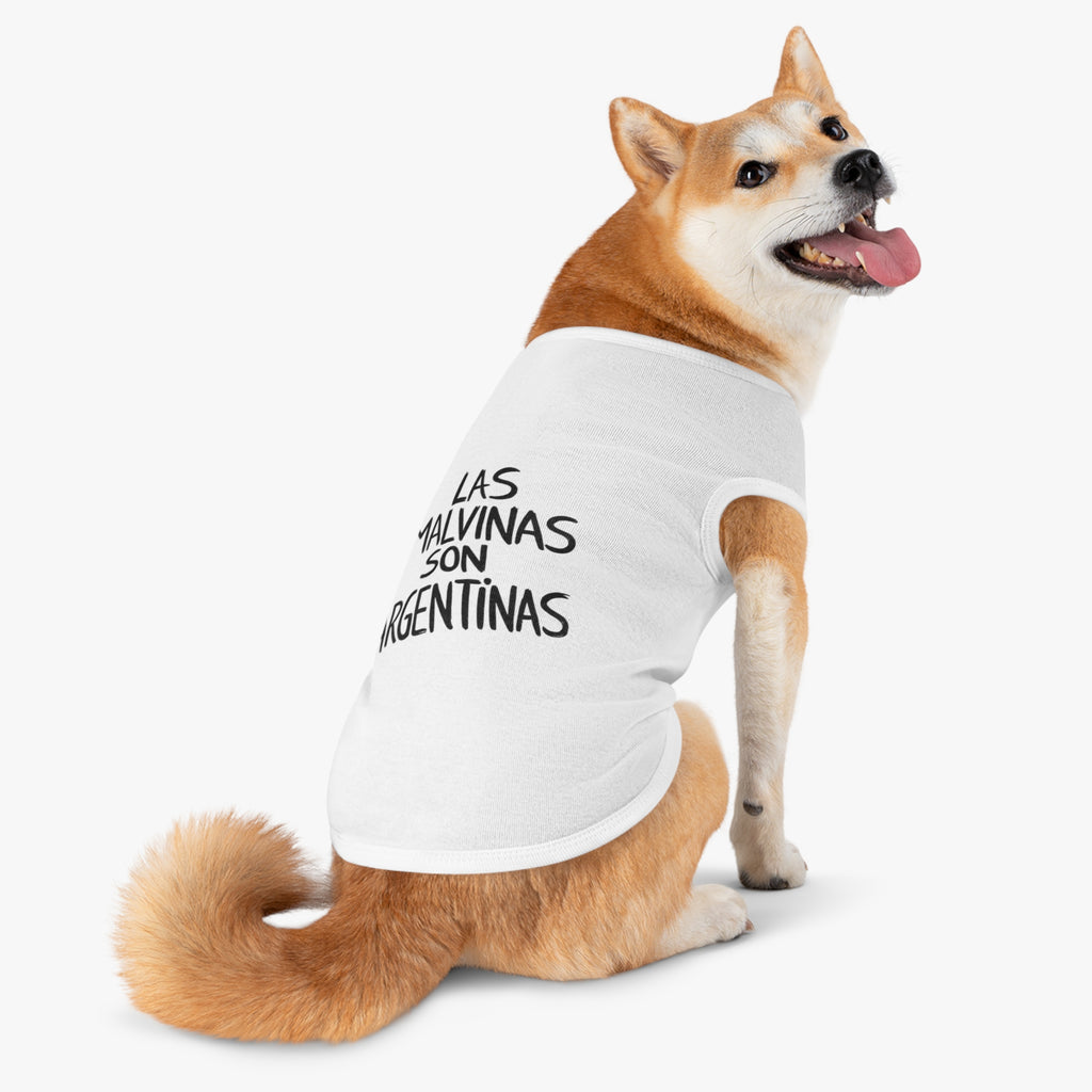 Las Malvinas Son Argentinas Pet Tank Top | Argentina Patriotic Dog Shirt