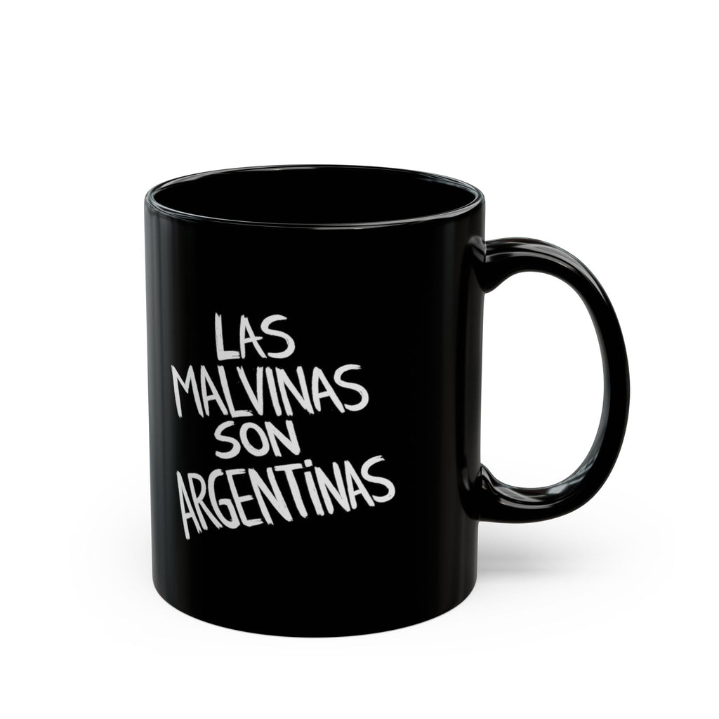 Las Malvinas Son Argentinas Mug | Black Ceramic Coffee Cup