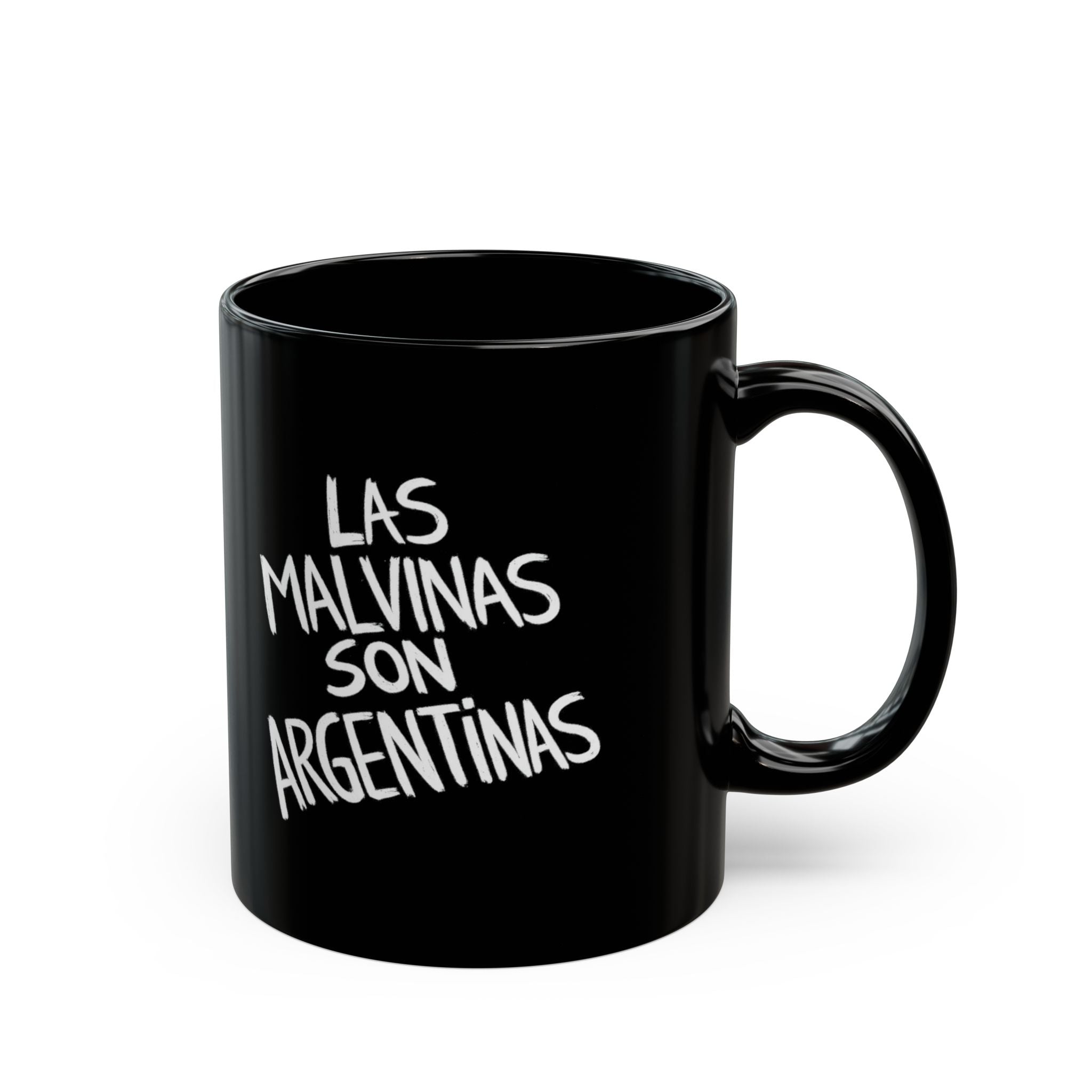 Las Malvinas Son Argentinas Mug | Black Ceramic Coffee Cup