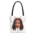 Mushroom awakeness Tote Bag | Surreal Gothic Art, Dripping Tears