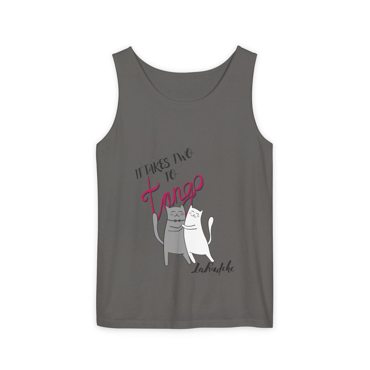 It Takes Two to Tango Cats tank top | Dancing Cat Illustration