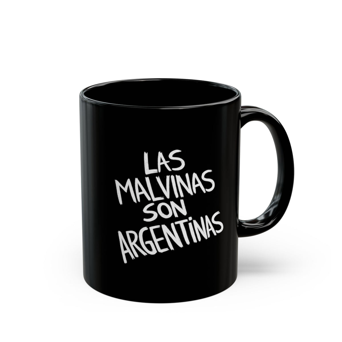 Las Malvinas Son Argentinas Mug | Black Ceramic Coffee Cup