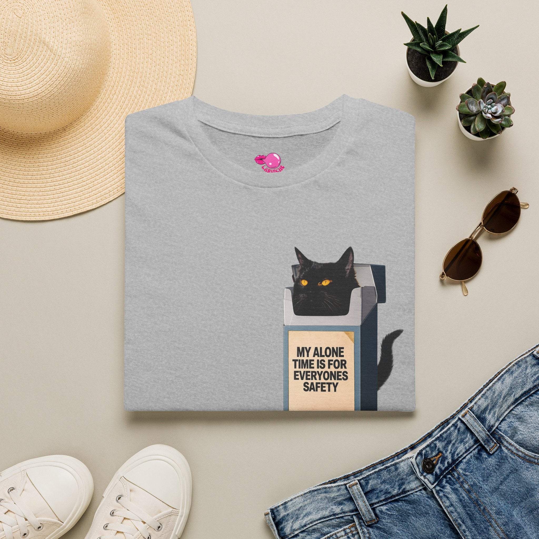 My Alone Time Is For Everyone's Safety T-Shirt | Cat Lover Tee