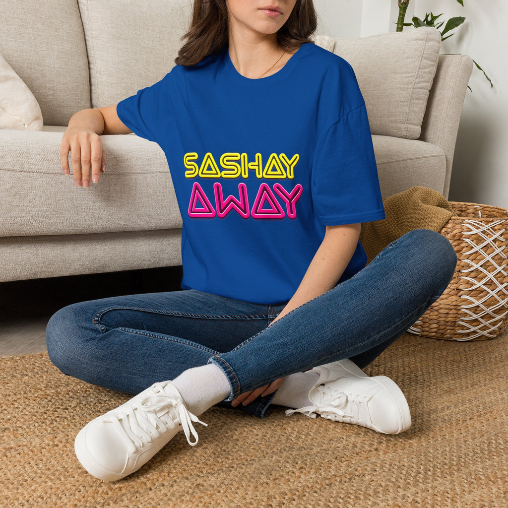 Sashay Away T-Shirt – Retro Neon Drag-Inspired Graphic Tee