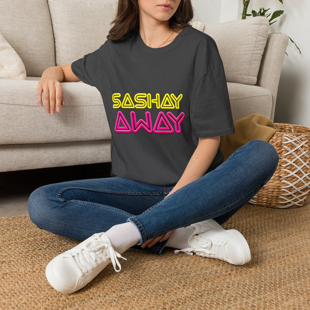 Sashay Away T-Shirt – Retro Neon Drag-Inspired Graphic Tee