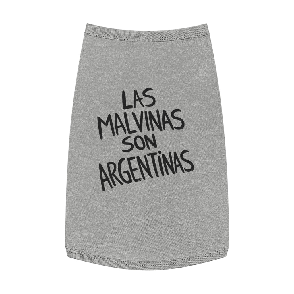 Las Malvinas Son Argentinas Pet Tank Top | Argentina Patriotic Dog Shirt