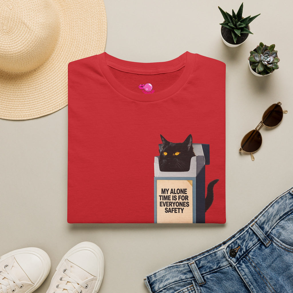 My Alone Time Is For Everyone's Safety T-Shirt | Cat Lover Tee