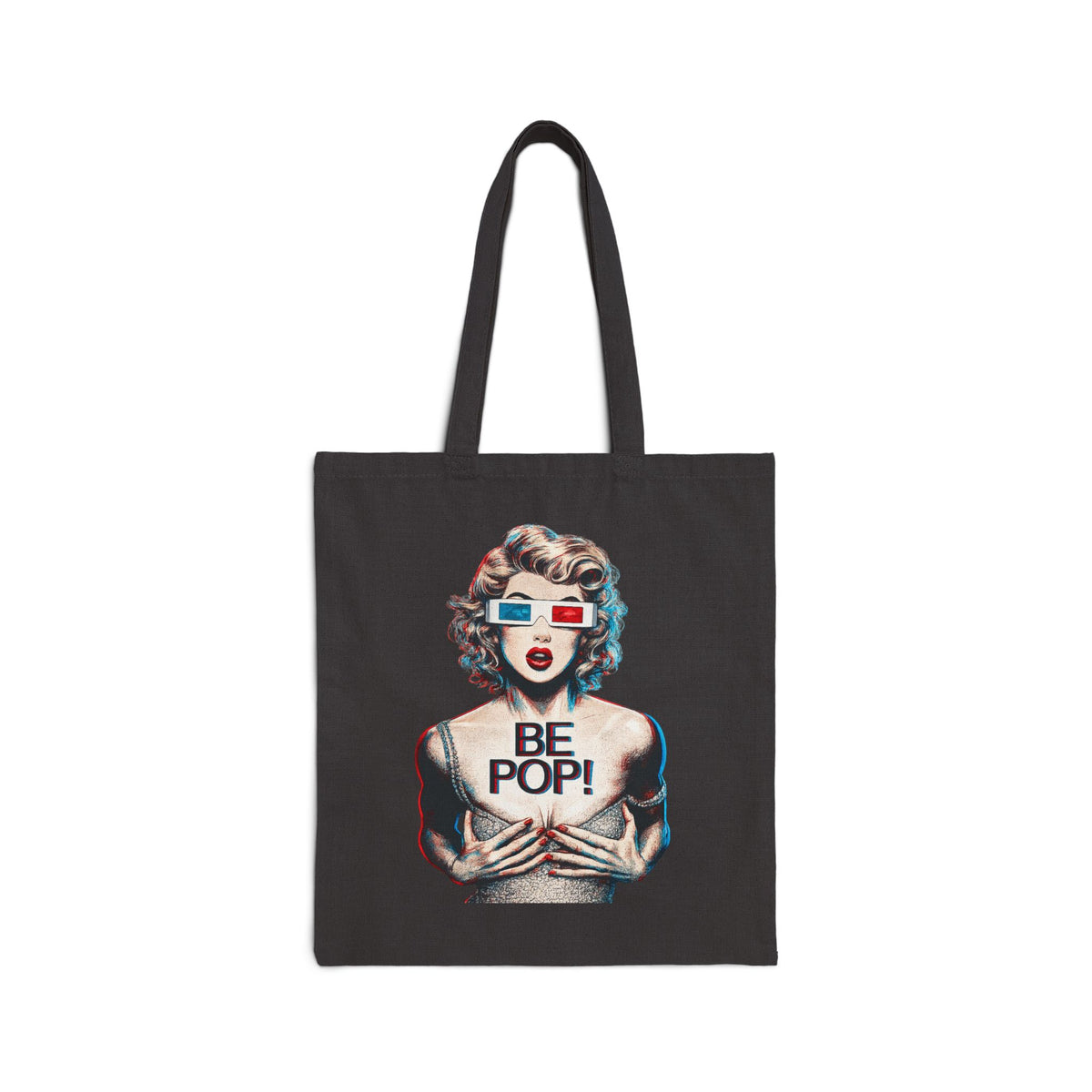 Be Pop! Tote Bag | Retro Pop Art Cotton Canvas Tote