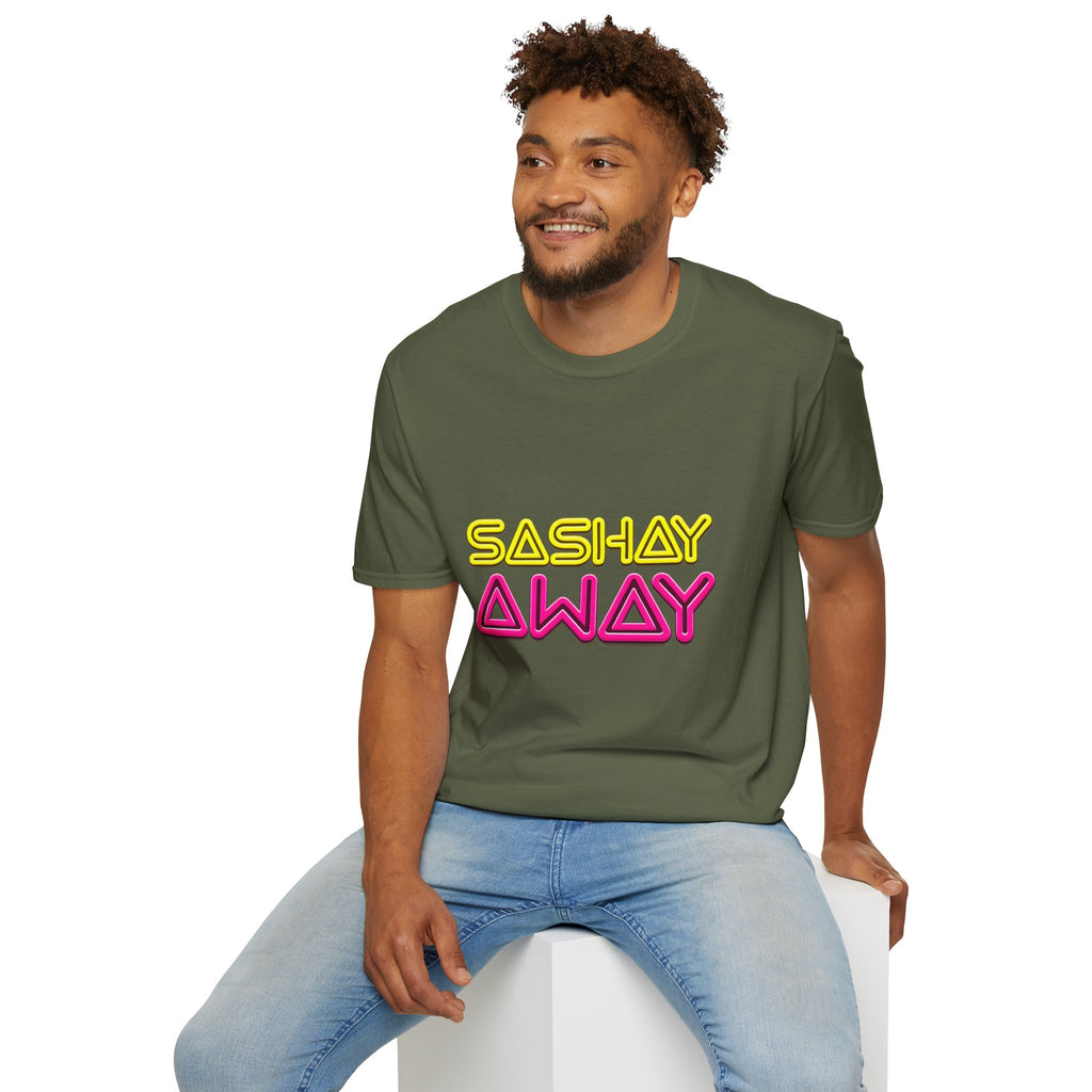 Sashay Away T-Shirt – Retro Neon Drag-Inspired Graphic Tee