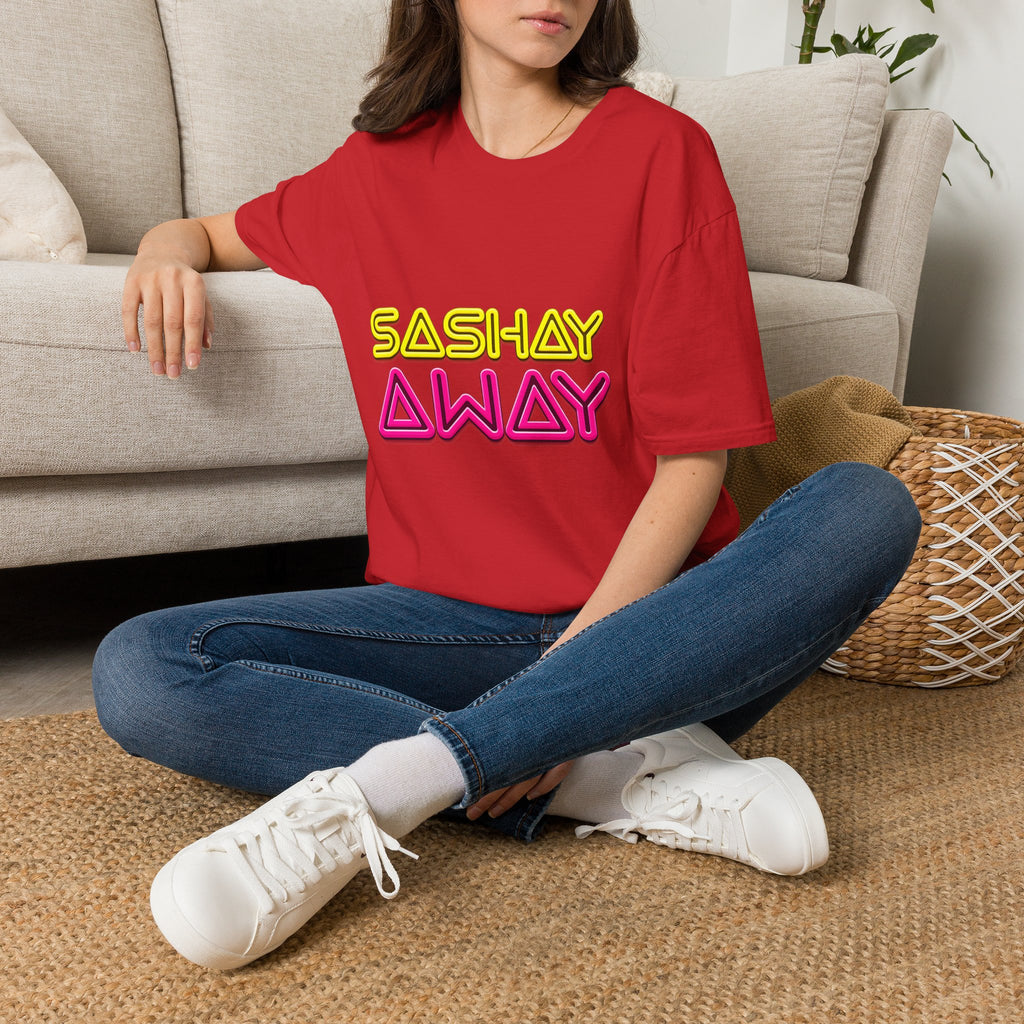 Sashay Away T-Shirt – Retro Neon Drag-Inspired Graphic Tee