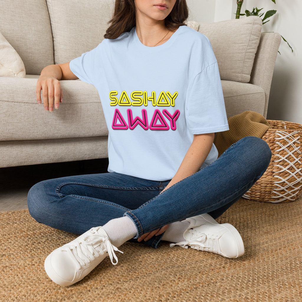 Sashay Away T-Shirt – Retro Neon Drag-Inspired Graphic Tee