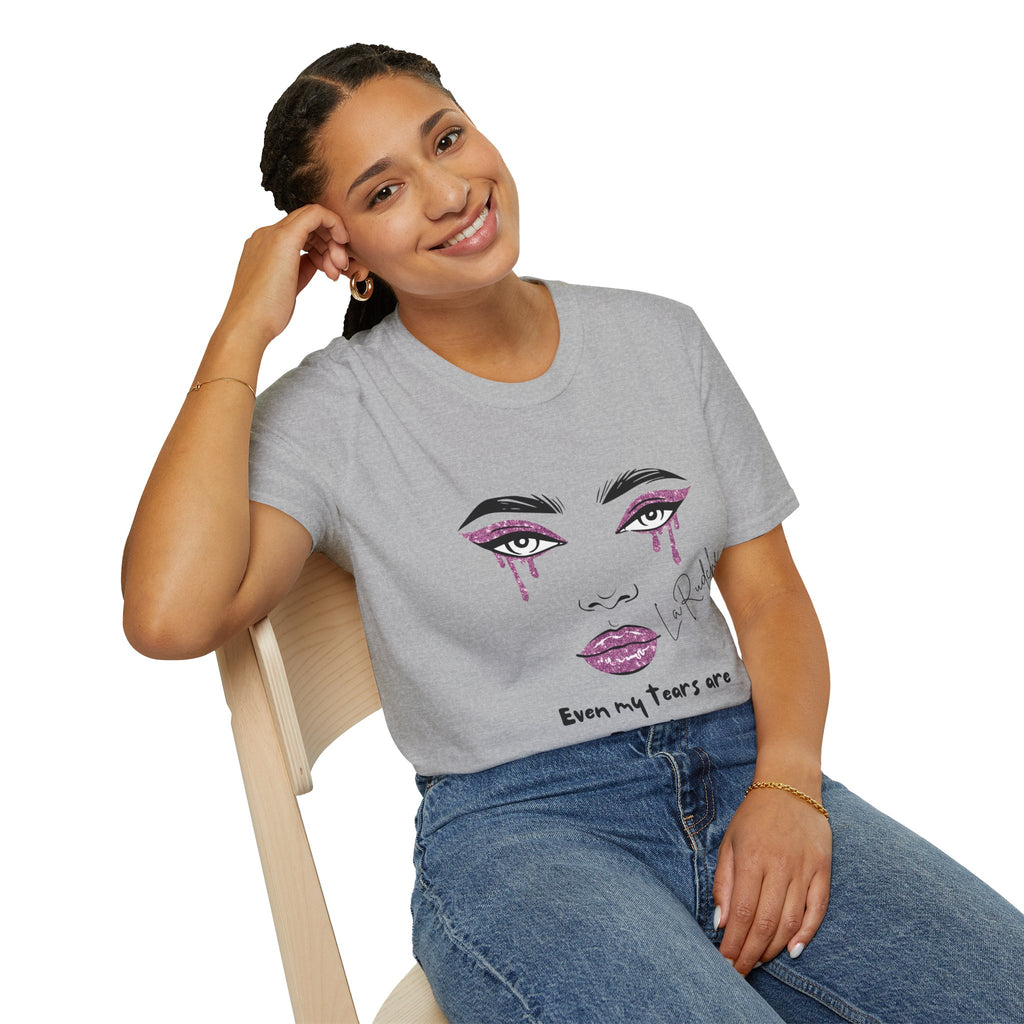 Even My Tears Are Fabulous T-Shirt | Minimal Feminine Illustration